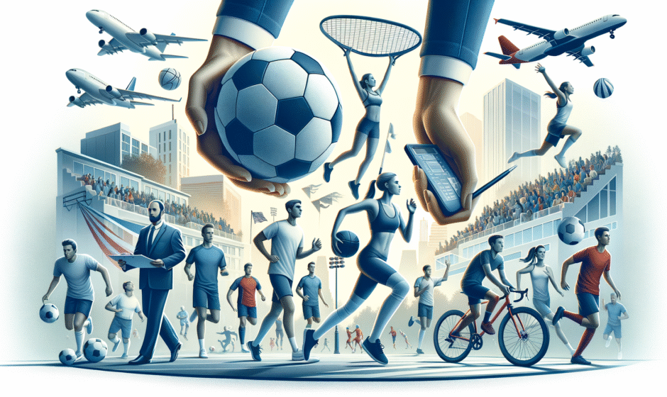 Sportowcy z Kielc trenują na boisku, symbolizując rozwój sportu w województwie świętokrzyskim oraz lokalne wydarzenia sportowe w regionie.